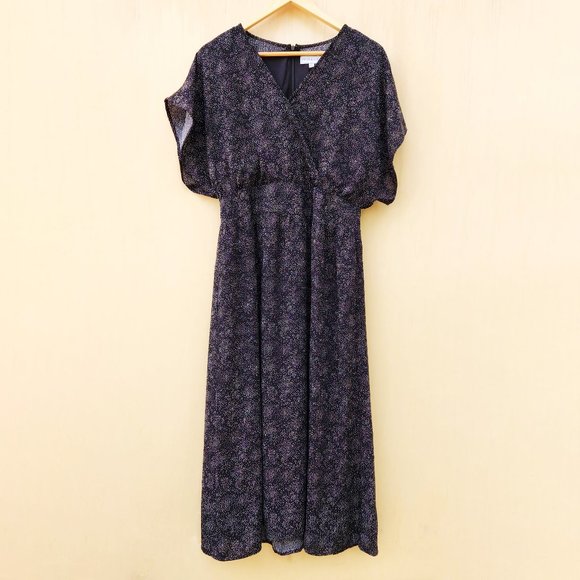 Piper & Scoot Dresses & Skirts - Piper & Scoot Black and White Dot Midi Dress - Size Large